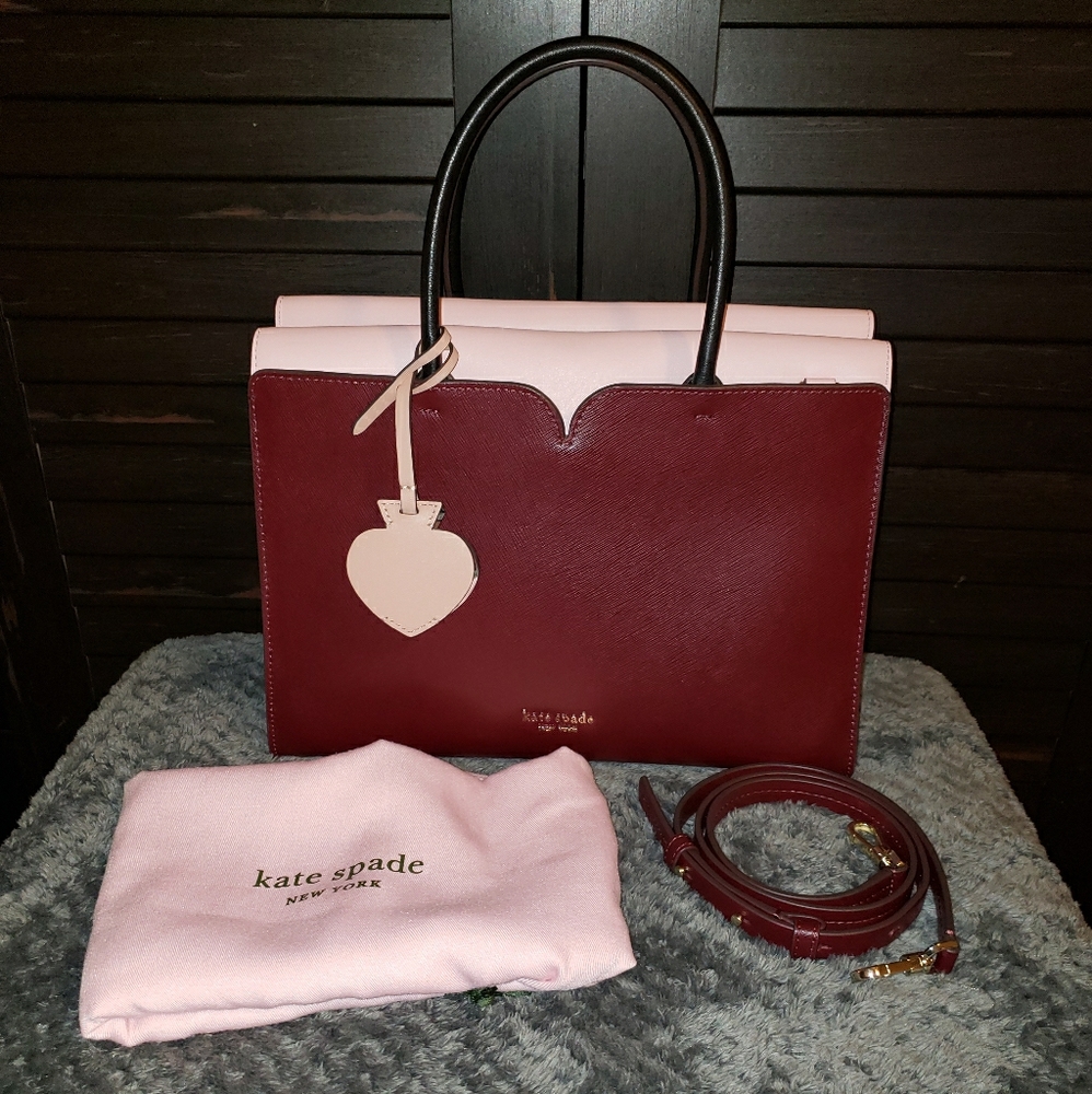 Kate Spade Spencer Large Satchel Cherrywood
